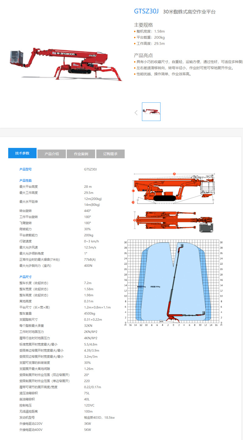 30米履帶式柴油電瓶雙動(dòng)力蜘蛛車(chē)蜘蛛機蜘蛛高空作業(yè)平臺10000元/日